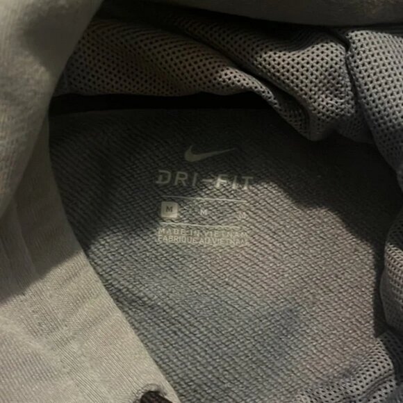 Nike Dri-Fit gray and chocolate brown tie dye hoodie size medium - Picture 4 of 5